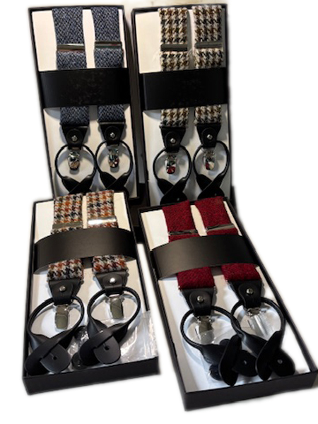 Braces Boxed Harris Tweed Group