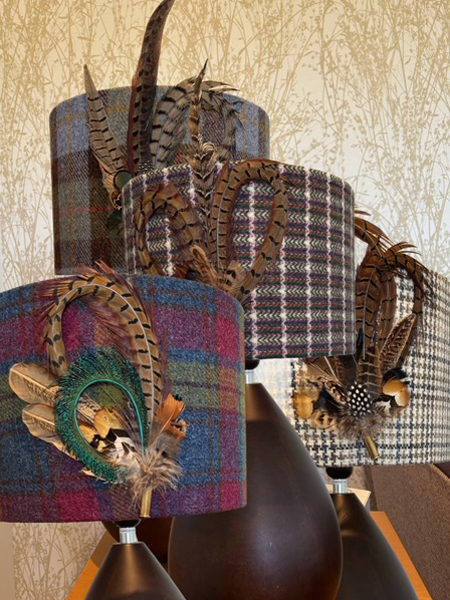 Harris Tweed Lampshades Lead Picture