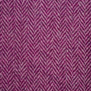 Tweed Raspberry Herringbone