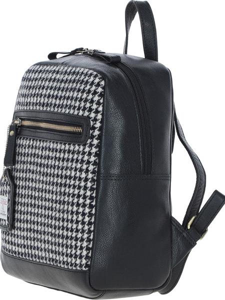 Back Pack Black And White Side