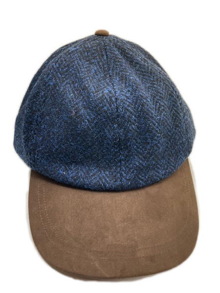 Baseball Cap Herringbone Harristweed