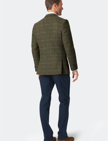 Harris Tweed Borve Check Men's Jacket 