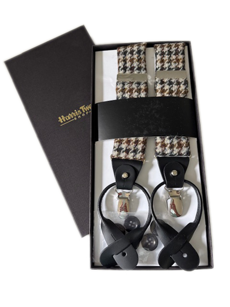 Braces Brown Dogtooth Boxed