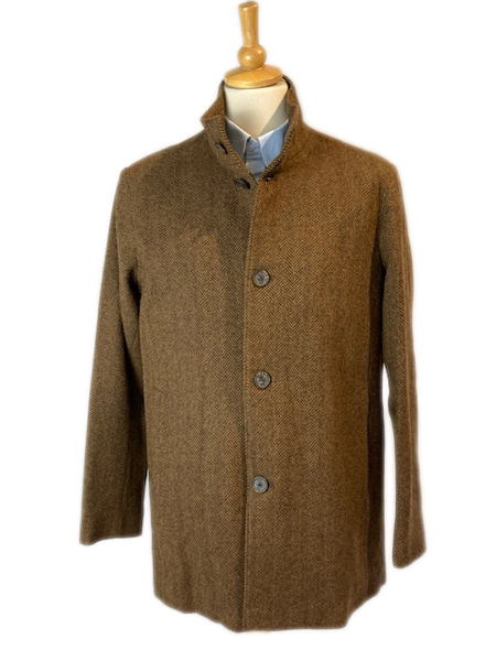 Harris tweed car best sale coat