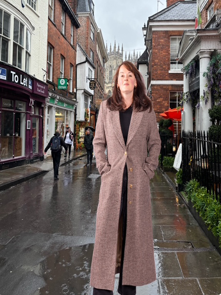 Empress Hazel Brown Long Coat
