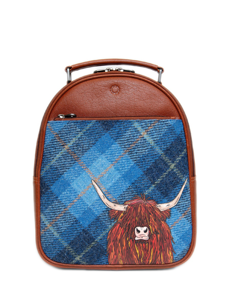 Hairy Cow Back Pack Blue