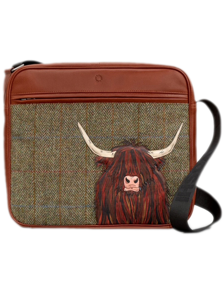 Hairy Cow Messengerv Bag Front