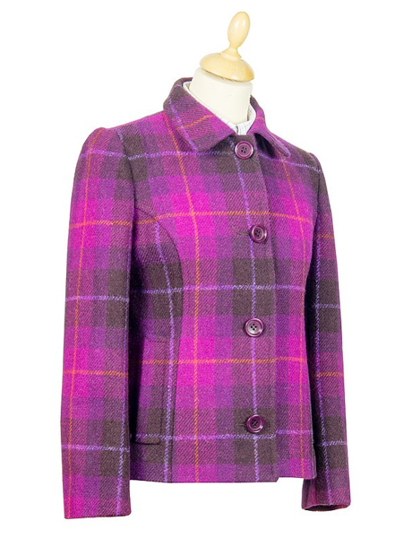 Harris Tweed Annie Jacket Pink 01