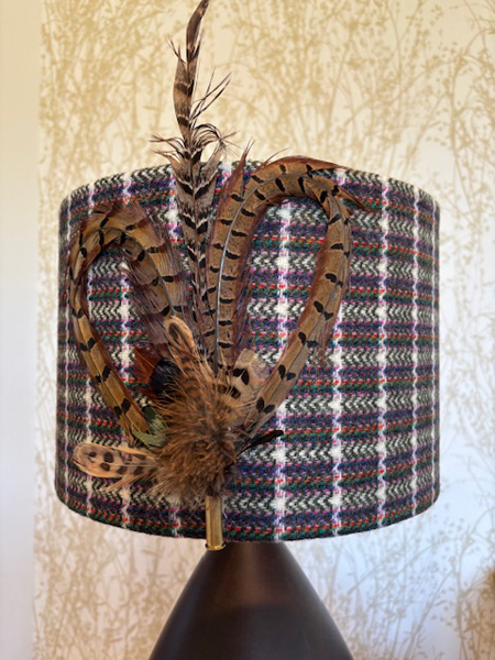 Harris Tweed Lamp Shade Iona