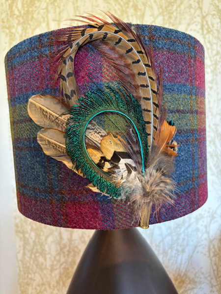 Harris Tweed Lamp Shade Muted Buchanan