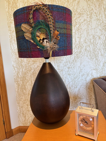 Harris Tweed Lampshade Muted Buchanan