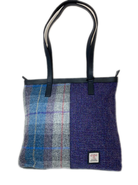 Harris Tweed Lavender Large Shopper