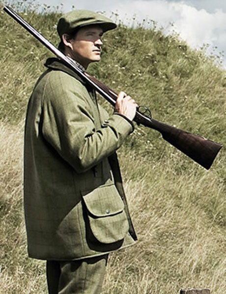 Harris Tweed Shooting Coat 01
