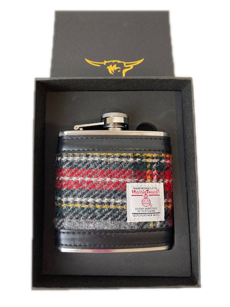 Hip Flask Black Stewart Boxed