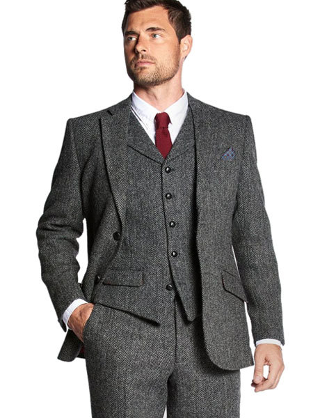 Harris tweed suit sale Clearance