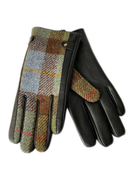 Ladies Harris Tweed Mackenzie Gloves
