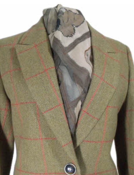 ladies tweed fitted jacket