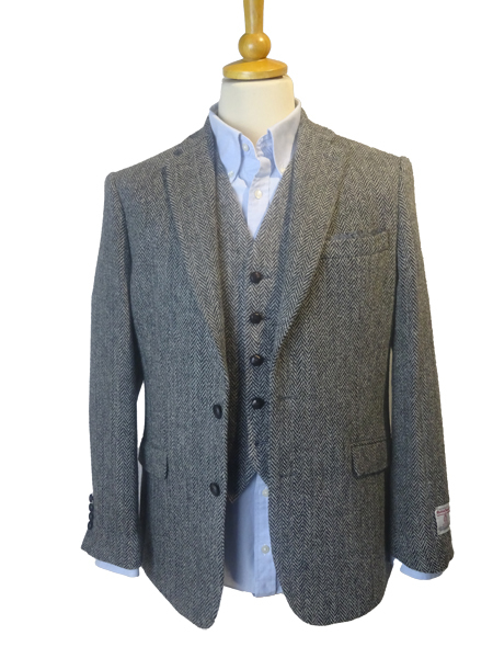 Harris Tweed Orinsay Contemporary Blazer Jacket & Vest Official Stockist Sale £