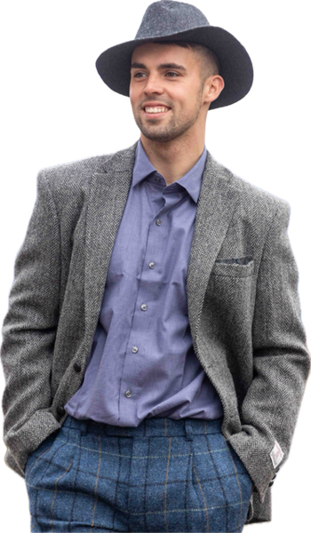 Laxdale Grey Herringbone Jacket