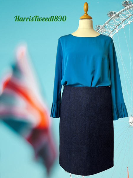 Midi Skirt Midnight Blue