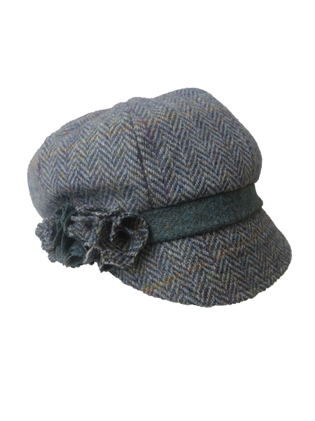 Rose Cap Blue Green