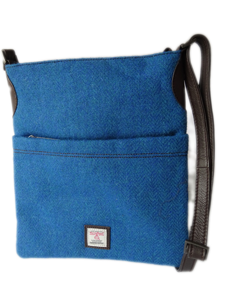 Harris tweed messenger bag mens discount