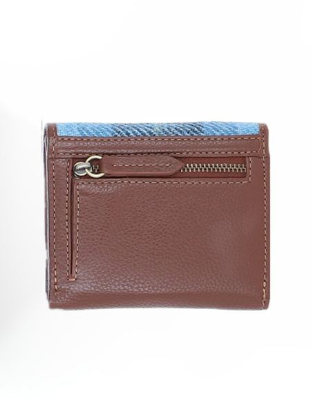 Small Purse Blue Check Back