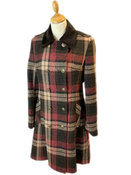 Sophie Check Coat