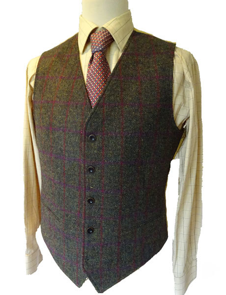 Torrance Harris Tweed Waistcoat 01