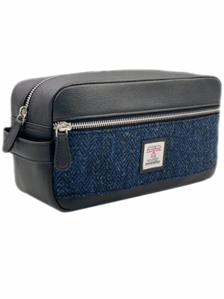 Harris tweed wash bag hotsell